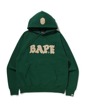 A Bathing Ape Relaxed Fit Pullover Hoodie - Green