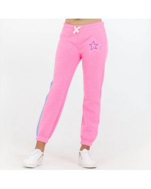 Vintage Havana Star Stitch Jogger - Pink