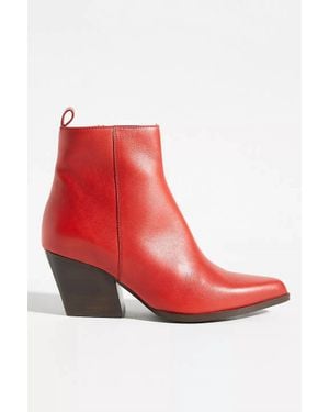 Seychelles Aboard Leather Bootie - Red