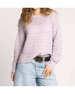 Thread & Supply Robin Knit Sweater - Purple