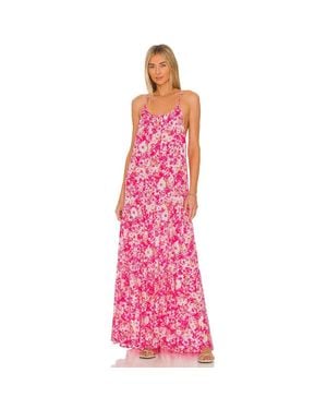 BB Dakota By Steve Madden Garden Of Dreams Maxi Dress Jzz396 - Pink