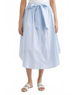 DELUC Chania Midi Skirt - Blue