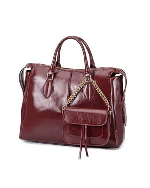 MKF Yareli Tote Versatile Purse Handbag By Mia K - Red