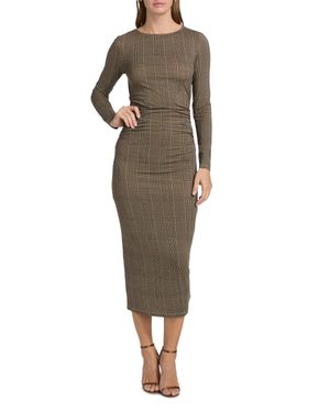 Veronica Beard Charissa Long Sleeve Dress - Green