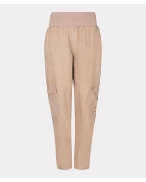 EsQualo Rib Trouser - Natural