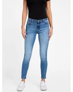 Guess Eco Jaymie Low-Rise Skinny Jeans - Blue