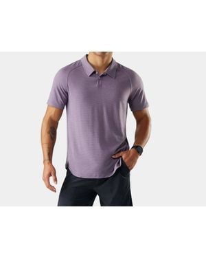 Smartwool Active Mesh Polo Shirt - Purple