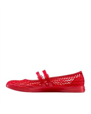 Converse Chuck Taylor All Star Dainty Mary Jane Shoes - Red