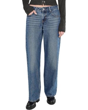 Levi's Premium Jeans Denim Cotton Low Loose Fit Wide Leg Gbo4055 - Blue