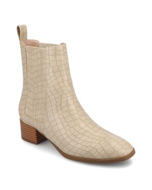 Journee Collection Apos;S Wrenley Medium And Wide Width Booties - Brown