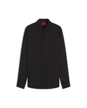 HUGO Slim-Fit Shirt - Black