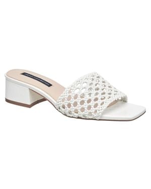 French Connection Ladies Waves Sandal - White