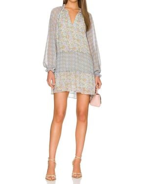 Show Me Your Mumu Birdie Mini Dress - Gray