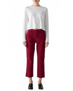 AMO Easy Army Trouser - Red