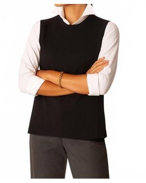J'Envie/Eli Savona Side Tab Vest - Black
