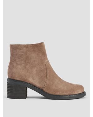 Eileen Fisher Beau Sport Suede Bootie - Brown