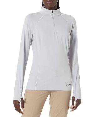 Mountain Hardwear Stretch 1/2 Zip Jacket - White