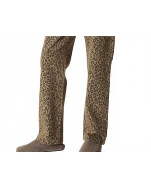 Electric and Rose Easy Leopard Pant - Black