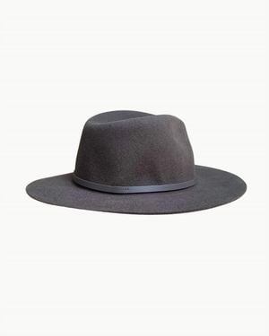 Rag & Bone City Felt Fedora Hat - Black