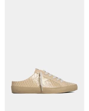 Shu Shop Polka Mule Sneaker - White