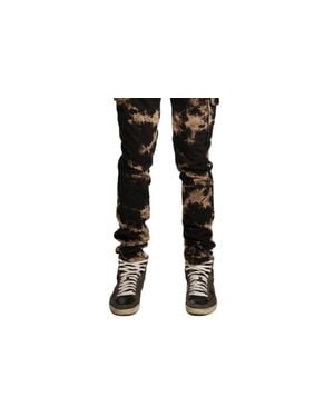Monfrere Preston Tie Dye Cargo Pant - Black