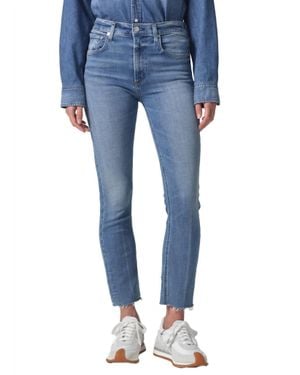 Citizens of Humanity Isola Straight Cropped Jean - Blue