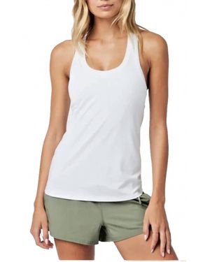 Flint Park Volley Tank Top - White