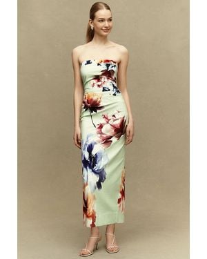 BHLDN Amaya Strapless Midi Dress - Natural