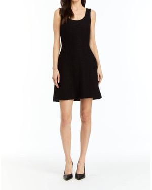 Drew Athena Lightweight Tweed Dress - Black