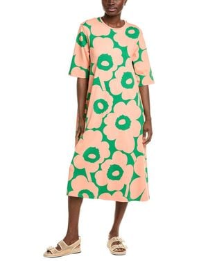 Marimekko Tengenti Unikko Dress - Green