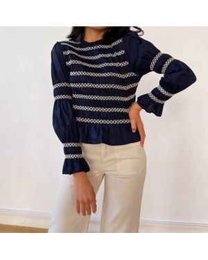 Mind Traveler Eloise Marino Blouse - Blue