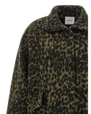 Nude Wool Coat - Multicolor