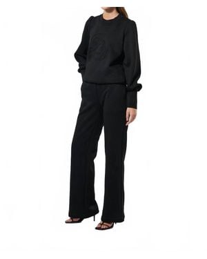 Dea Kudibal Vanesca Straight Flare Leg Pants - Black