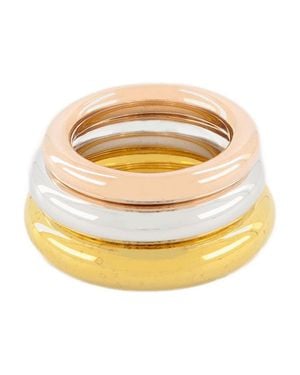 Charlotte Chesnais Brahma 3 Rings Set Ring - Metallic