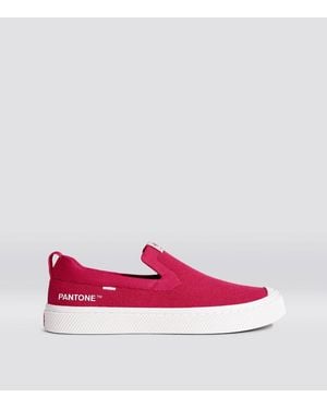 CARIUMA Ibi Low Sneaker Pantone Viva Knit Casual Shoes Hawk839 - Pink