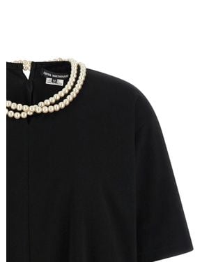 Junya Watanabe Ivory Necklace T-Shirt - Black