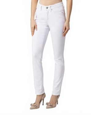 Cambio Parla Stretch Denim Jean - White
