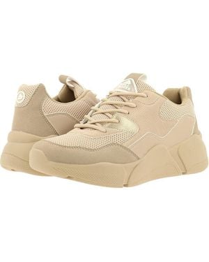 Bullboxer Ebi Sneaker Mink Lace-Up Comfort Shoes Jobb672 - Metallic