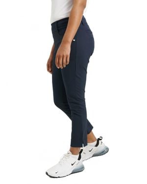 Abacus Sportswear Elite 7/8 Regular Waist 4-Ways Stretch Golf Trouser - Blue