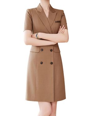 Tedora Dress - Brown