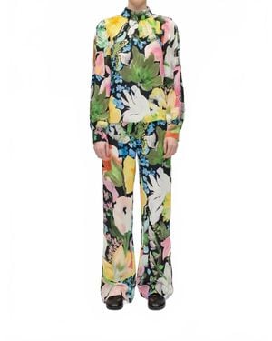 Stine Goya Elasticated Long Pants - Green
