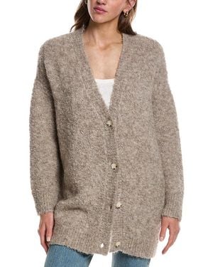 Electric and Rose Everyday Wool-Blend Cardigan - Gray