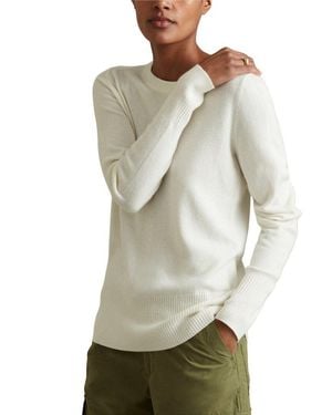 Reiss Annie Wool & Cashmere Sweater - Natural