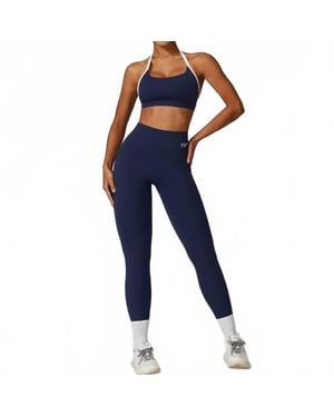 Rockstar Peach Alyssa Pocket Leggings - Blue