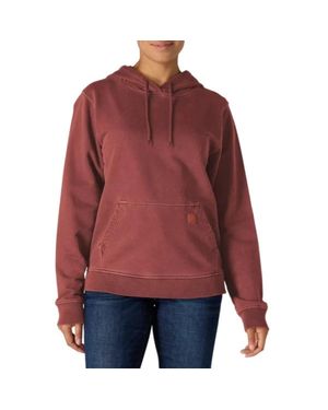 Carhartt Hoodie Spice French Terry Long Sleeve Relaxed Fit Posh082 - Red