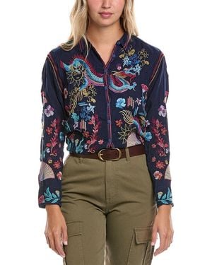 Johnny Was Velouria Blouse - Blue