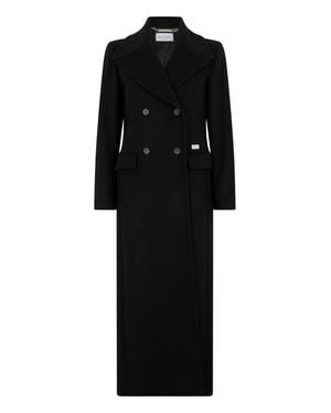 Philipp Plein Duke Long Coat Baroque Skull - Black