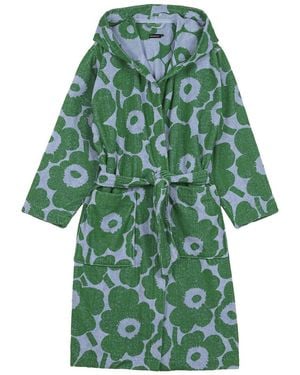 Marimekko Pieni Unikko Bath Robe - Green