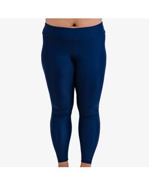 Calypsa Plus Long Swim Leggings - Blue