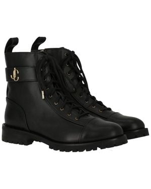 Jimmy Choo Cayo Leather Boot - Black
